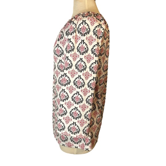 Erma’s Closet Pink Floral Women’s Long Sleeve Top Blouse with Design Size XS - Picture 3 of 8